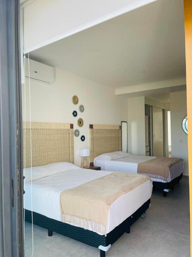 Nuevo Aria Ocean Departamento Moderno Frente Al Mar Lägenhet Nuevo Vallarta Exteriör bild