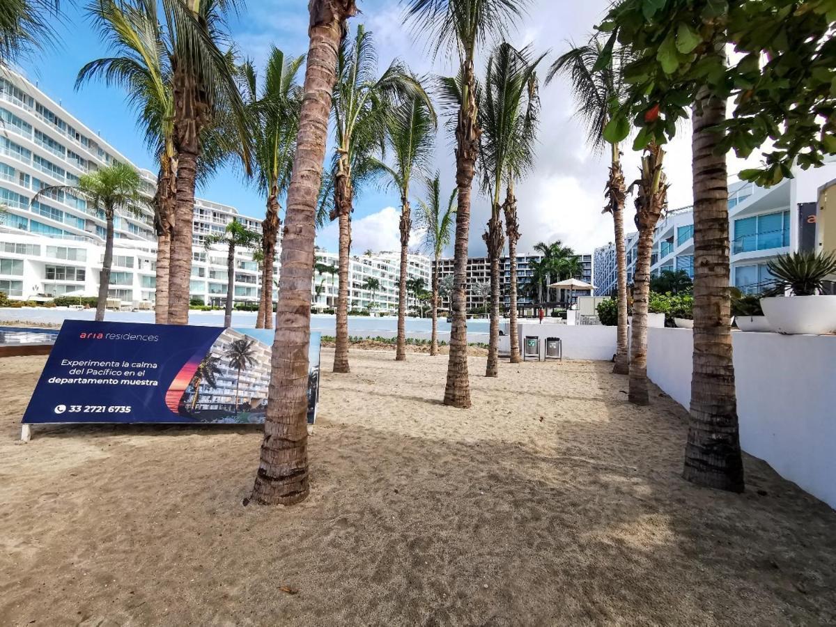 Nuevo Aria Ocean Departamento Moderno Frente Al Mar Lägenhet Nuevo Vallarta Exteriör bild